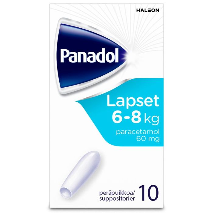 PANADOL peräpuikko 60 mg 10 kpl kuva 4