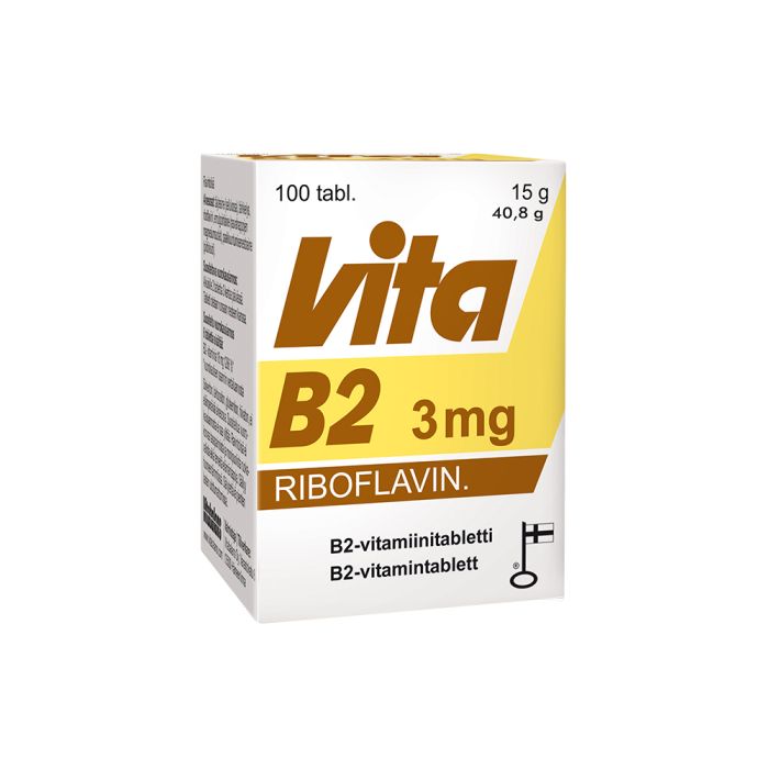 Vita B2 3 mg 100 tabl kuva 2
