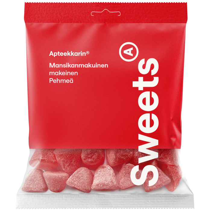 Apteekkarin pehmeä mansikkamakeinen 60 g