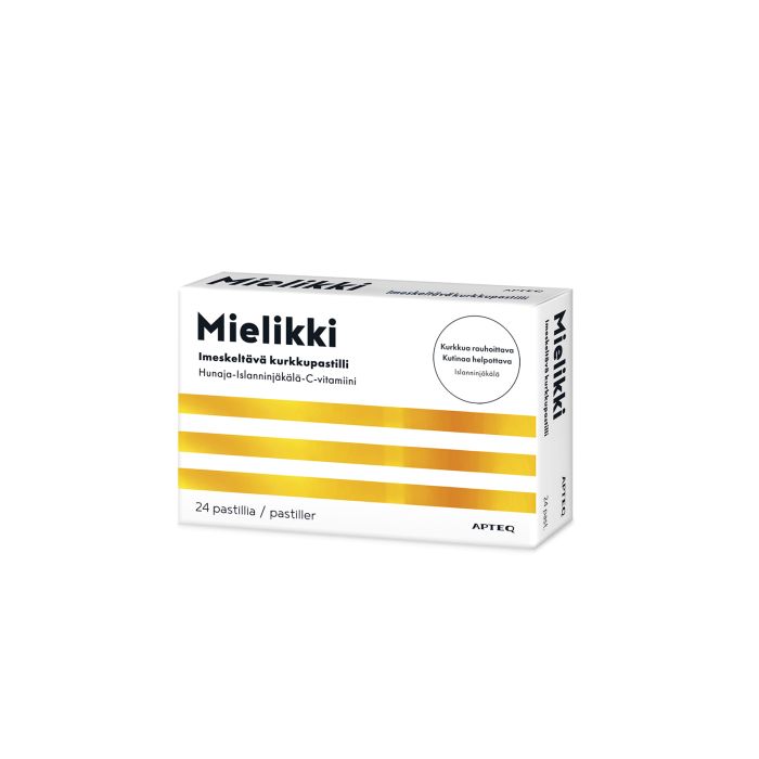 Apteq Mielikki kurkkupastilli Hunaja 24 tablettia kuva 3