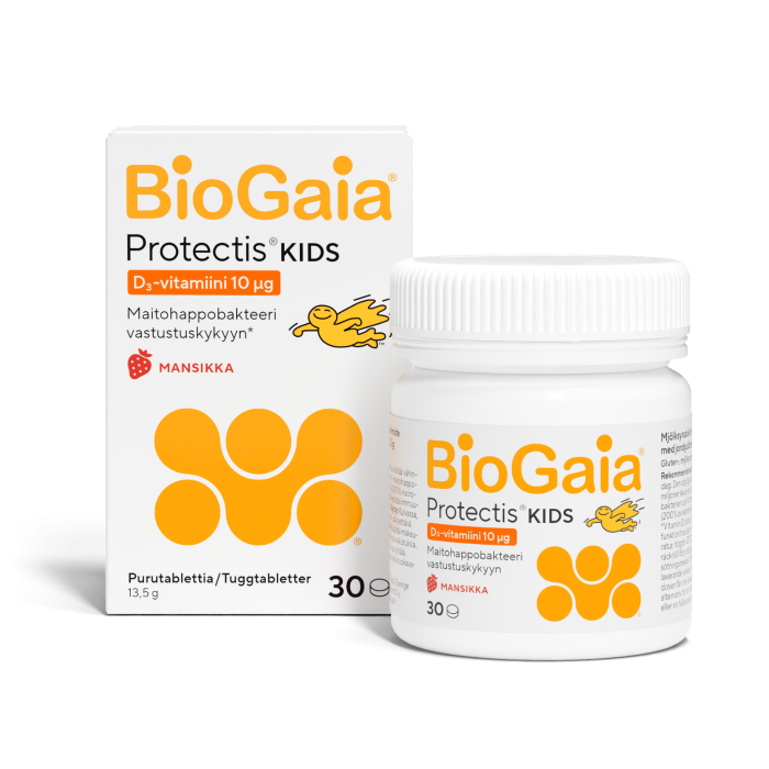 BioGaia Protectis KIDS+D3 30 tabl kuva 1