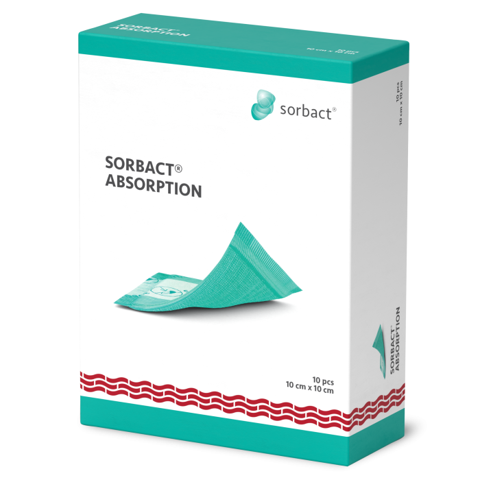 Sorbact Absorption 10 x 10 cm 10 kpl kuva 1