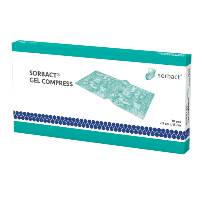 Sorbact Gel Compress 7,5 cm x 15 cm (98137) 10 kpl kuva 2