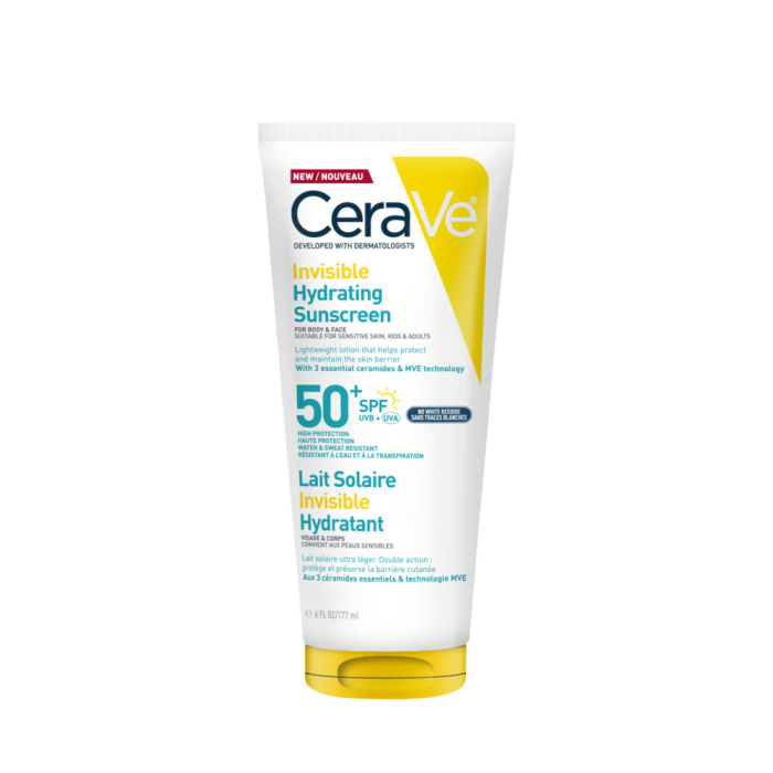 CeraVe Invisible Hydrating Sunscreen SPF50+ aurinkosuojavoide 177 ml