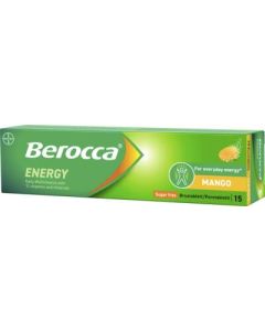 Berocca Energy Mango poretabletti 15 kpl
