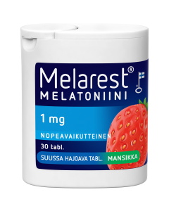 Melarest 1 mg Mansikka 30 tabl