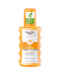 Eucerin Sun Spray Transparent SPF50 auringonsuojaspray suihkepullo 200 ml