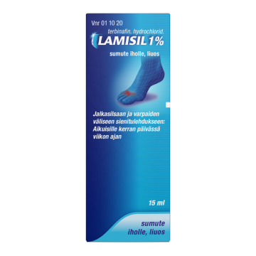 LAMISIL sumute iholle, liuos 1 % 15 ml