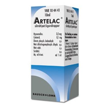 ARTELAC silmätipat, liuos 3,2 mg/ml 10 ml