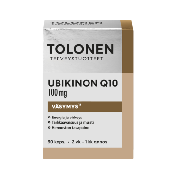 Tolonen Ubikinon 100mg + B-vit 30 fol