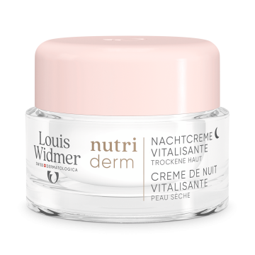 Widmer Nutriderm Night Cream Vitalisante hajusteeton 50 ml