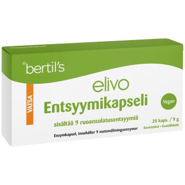 Elivo Entsyymikapseli 20 kapselia