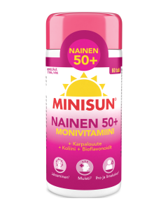 Minisun Monivitamiini Nainen 50+ 60 tablettia