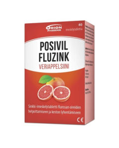 POSIVIL FLUZINK VERIAPPELSIINI IMESKELYTABLETTI 40 TABL