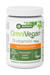 Bioteekki Vegan D-vitamiini 75 mikrog. 60 kaps