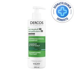 Vichy Dercos Shampoo Anti-Dandruff rasvoittuvat hiukset 390 ml