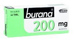 BURANA tabletti, kalvopäällysteinen 200 mg 20 fol