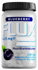 Flux Blueberry fluoritabletti 250 mikrog 100 imeskelytabl